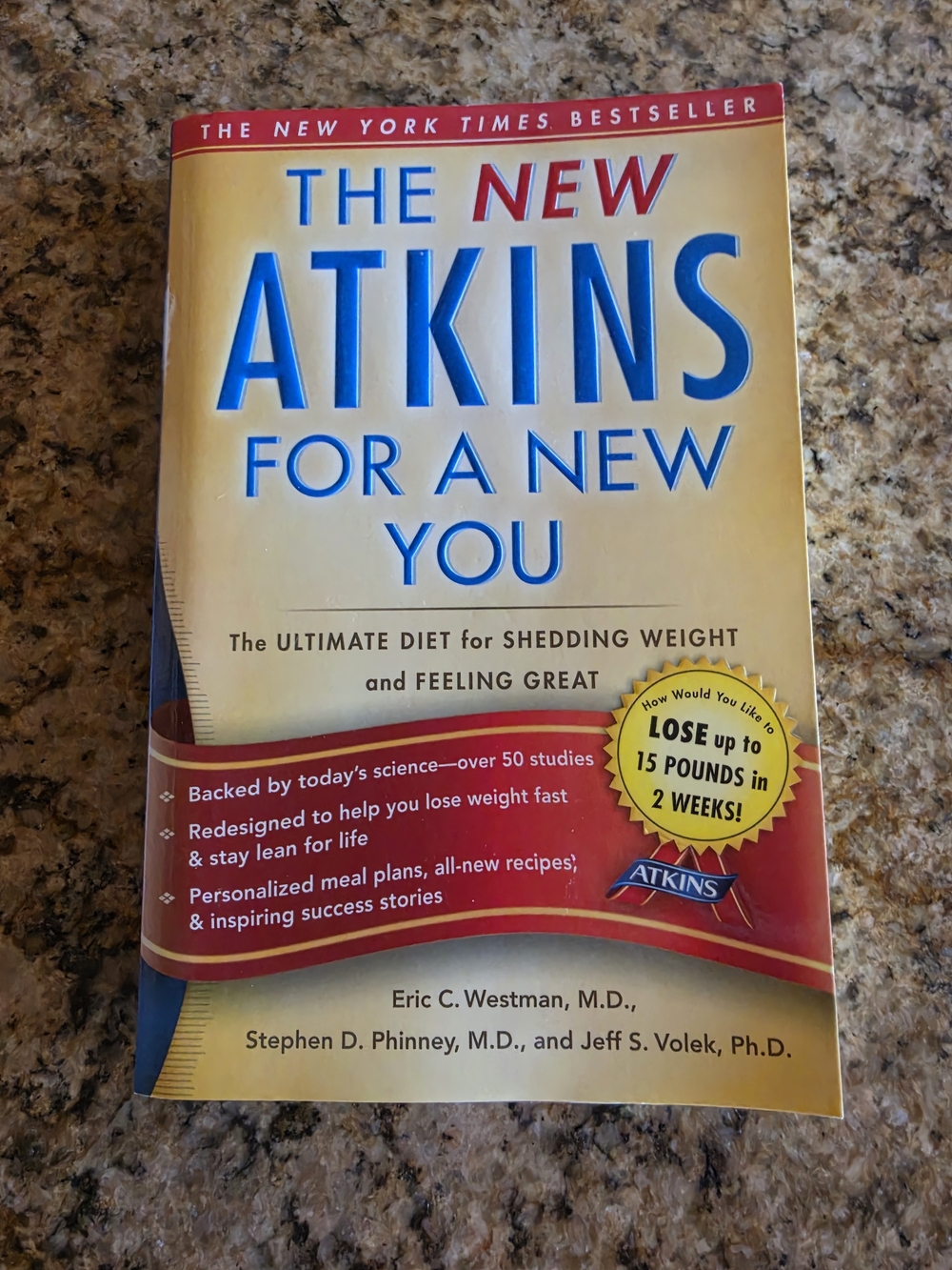 The New Atkins For A New You - Low Carb Diet Book - EUC
